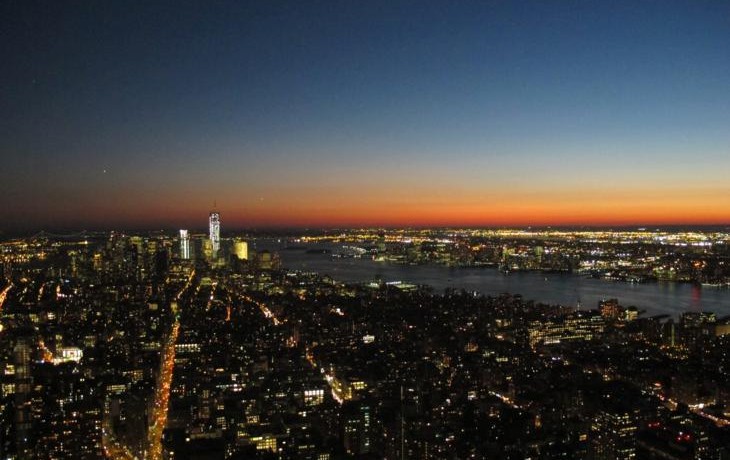 Primo viaggio negli States: New York vista dall'alto