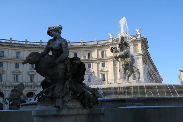 Piazza della Repubblica Fontana delle Naiadi Roma
