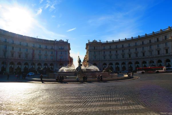 Piazza della Repubblica Fontana delle Naiadi Roma