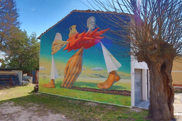 visitare Aielli Borgo Universo Murales Abruzzo