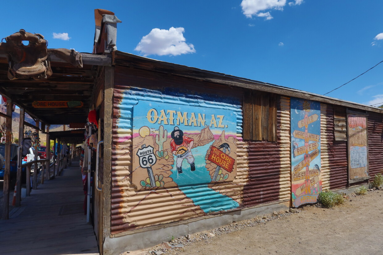 visitare Oatman Route 66 Arizona