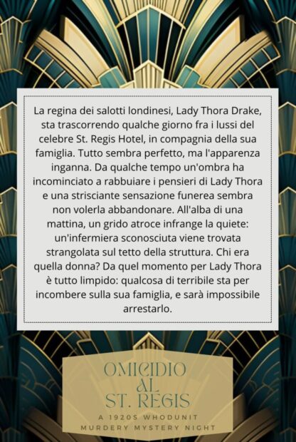 Omicidio al St. Regis Marta Brioschi 