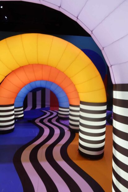 Euphoria Art in in the air balloon museum roma